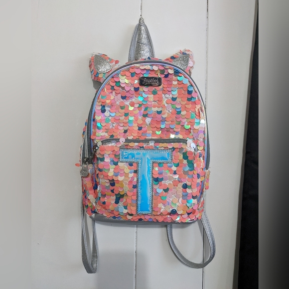 Justice Accessories Girls Justice Letter T Mini Sequin Unicorn